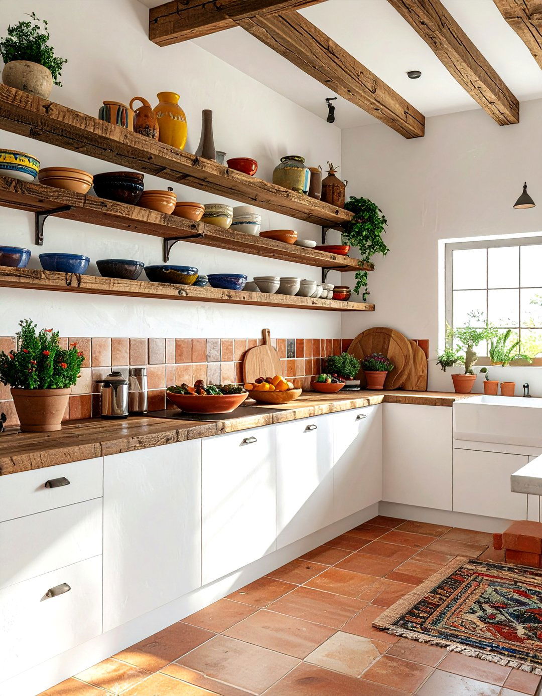 Open Shelf Santa Fe Kitchen - 30 Santa Fe kitchen ideas