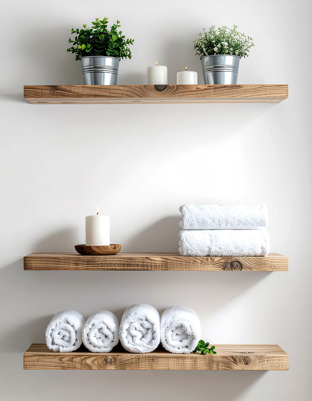 Open Shelf - 30 bathroom improvement ideas