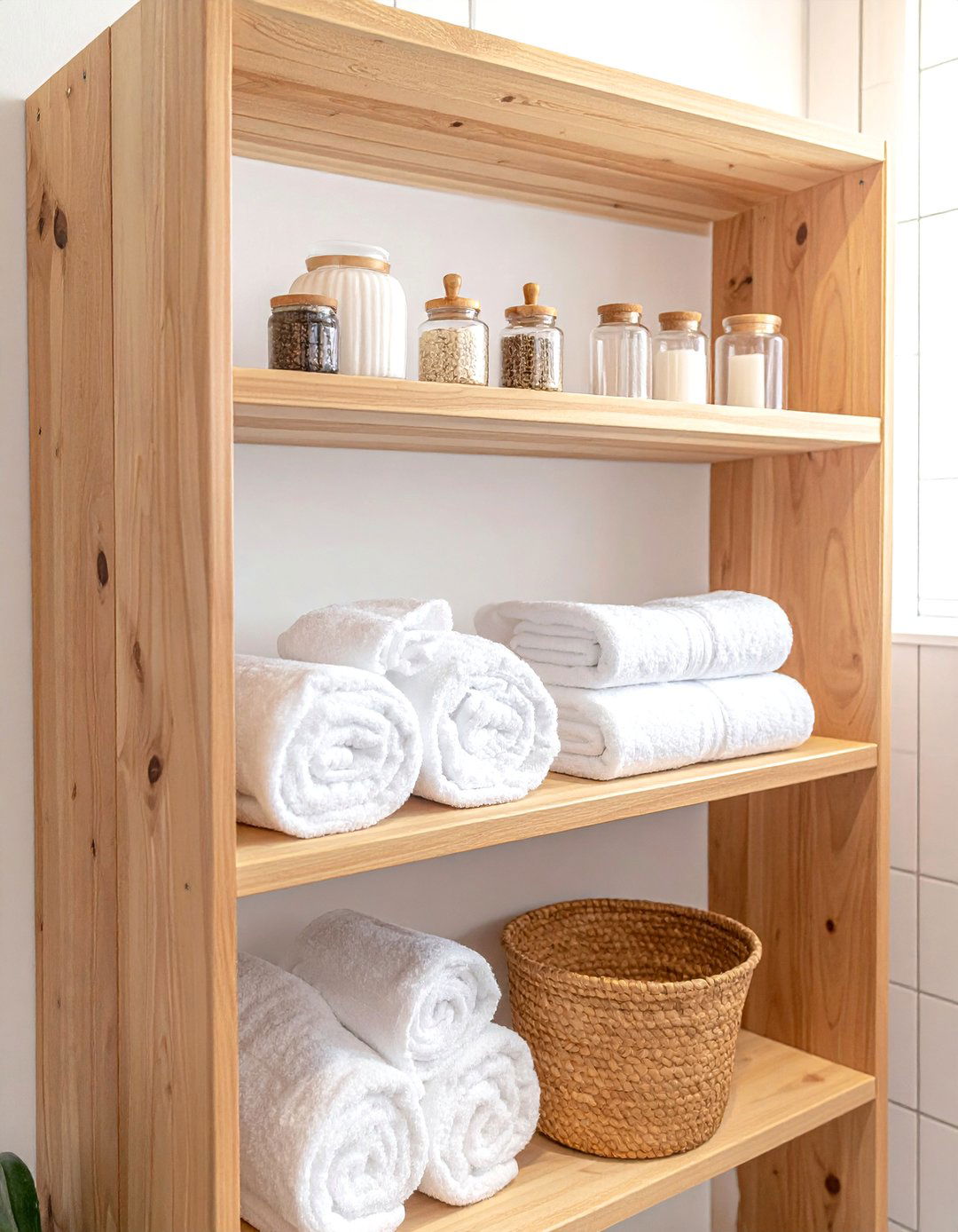 Open Shelving - 30 dreamy bathroom ideas