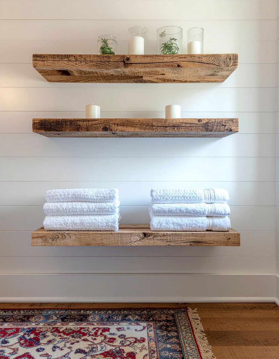 Open Shelving - 30 bathroom charm ideas