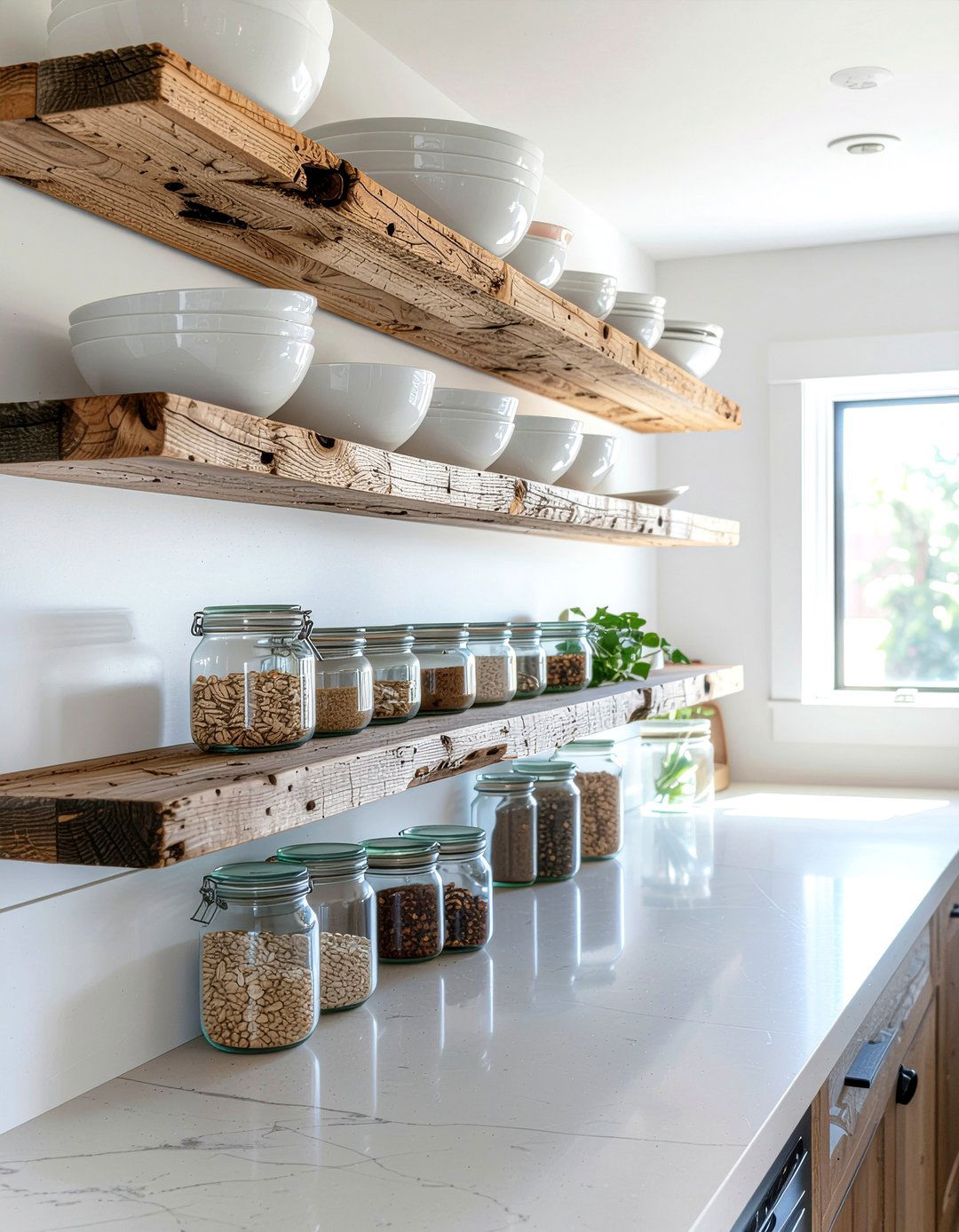 Open Shelving - 30 French kitchen ideas