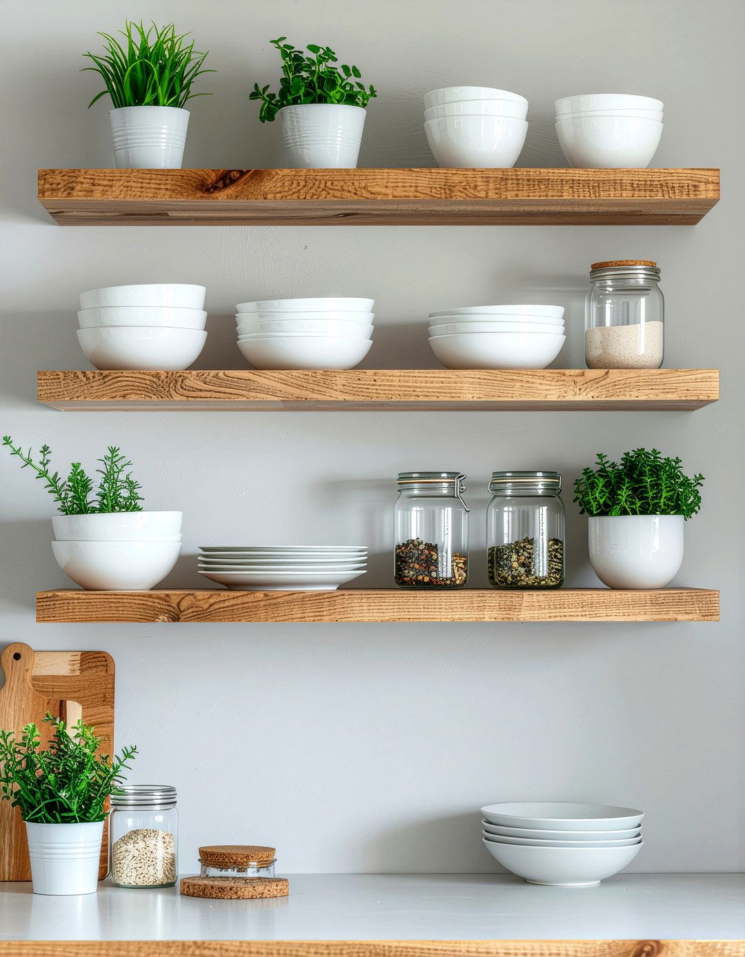 Open Shelving - 30 kitchen design tips