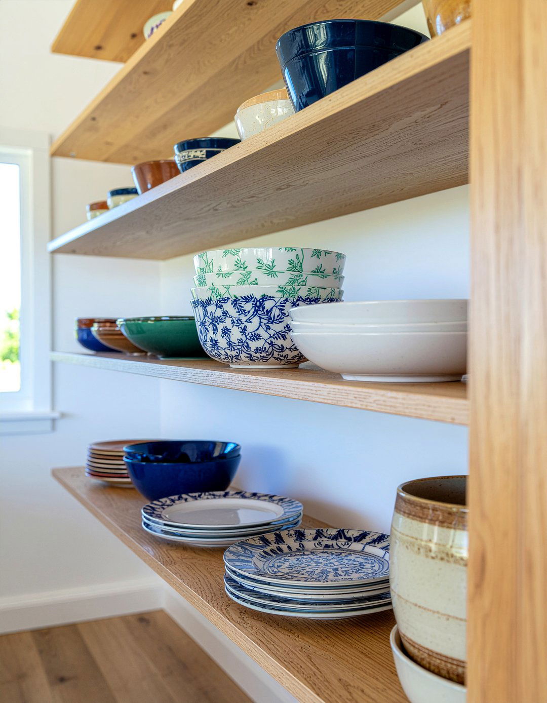 Open Shelving - 30 relaxed dining room ideas