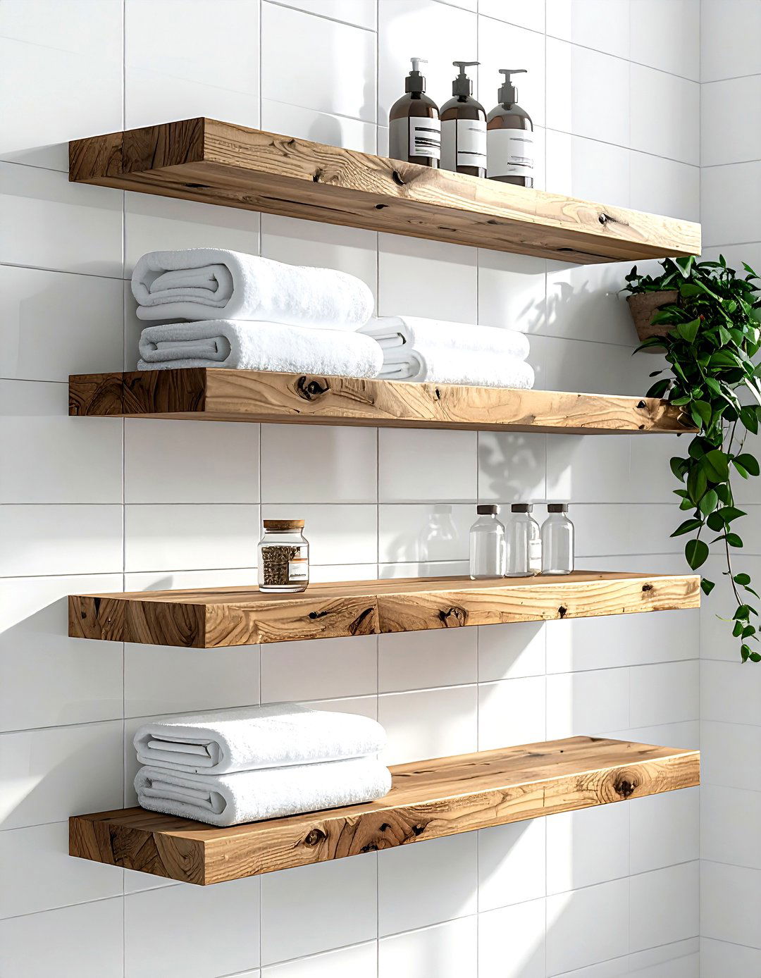 Open Shelving - 30 viral bathroom ideas