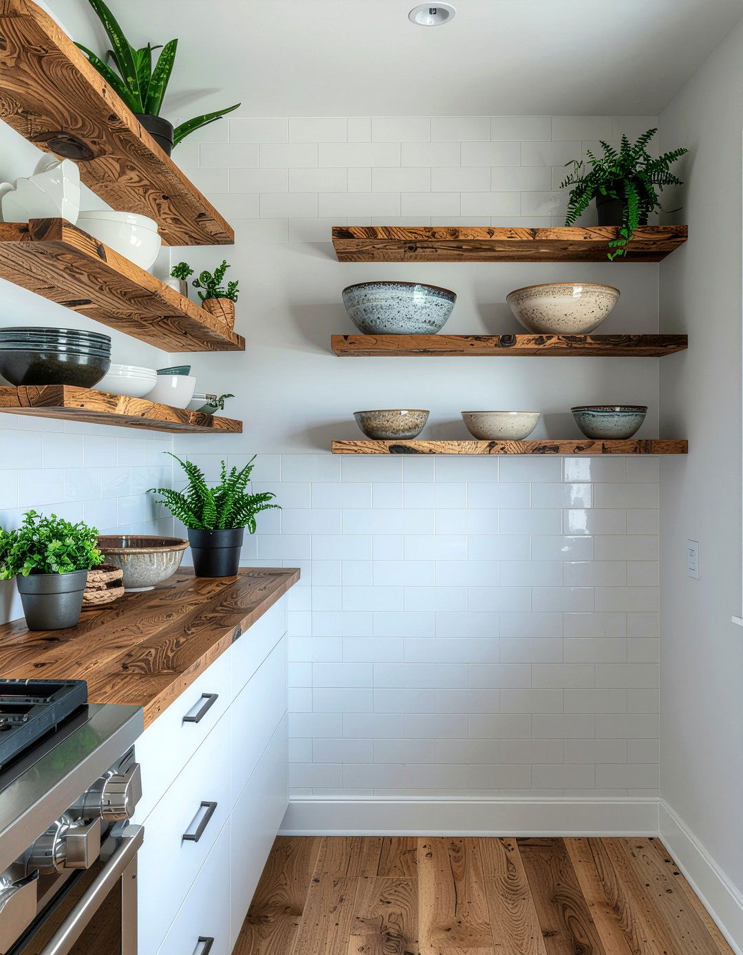Open Shelving Accents - 30 collected kitchen ideas