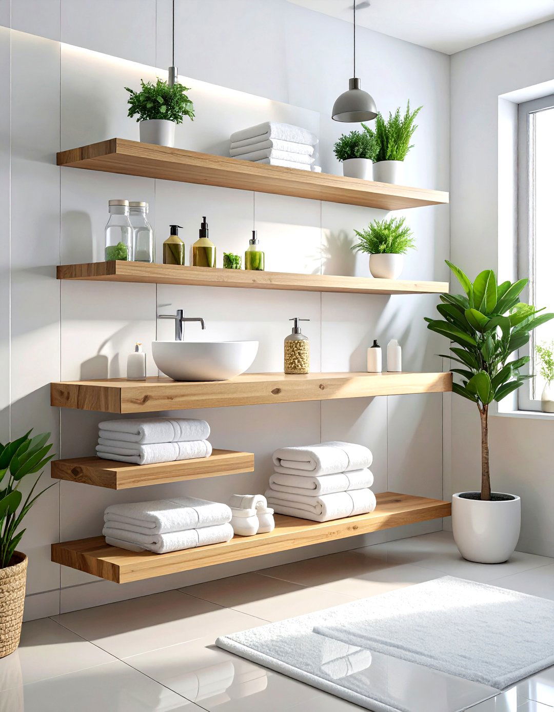 Open Shelving Bathroom - 30 popular bathroom ideas