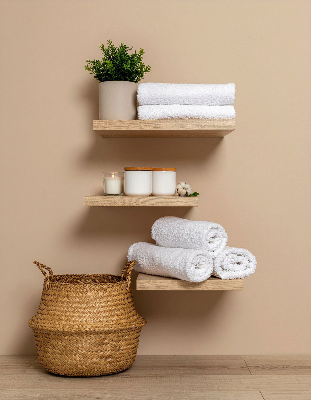 Open Shelving Bathroom - 30 Scandinavian bathroom ideas