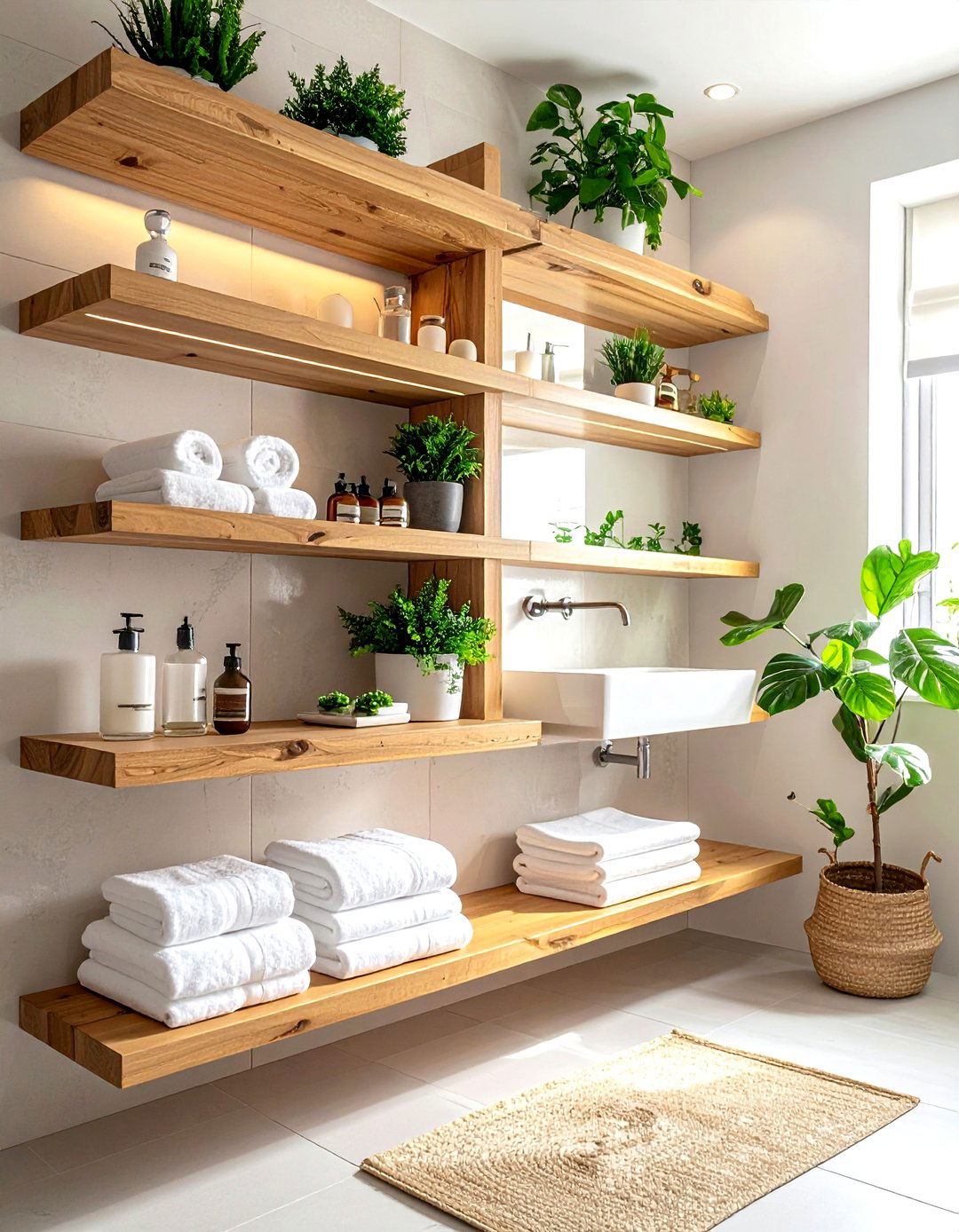 Open Shelving Bathroom - 30 trending bathroom ideas