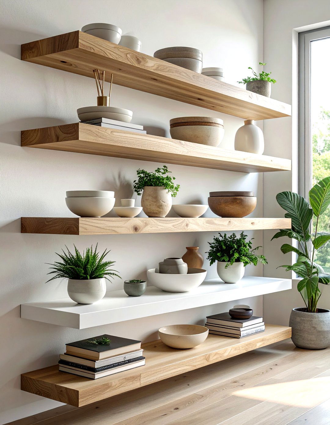 Open Shelving Decor - 30 polished decor ideas