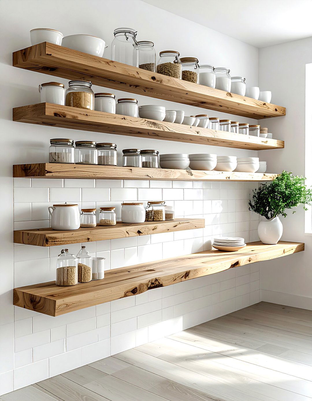 Open Shelving Display - 30 California kitchen ideas