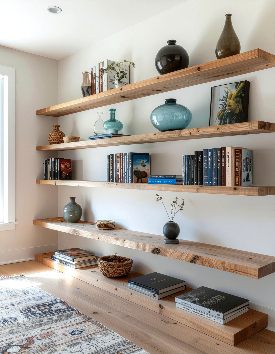 Open Shelving Display - 30 eclectic decor ideas