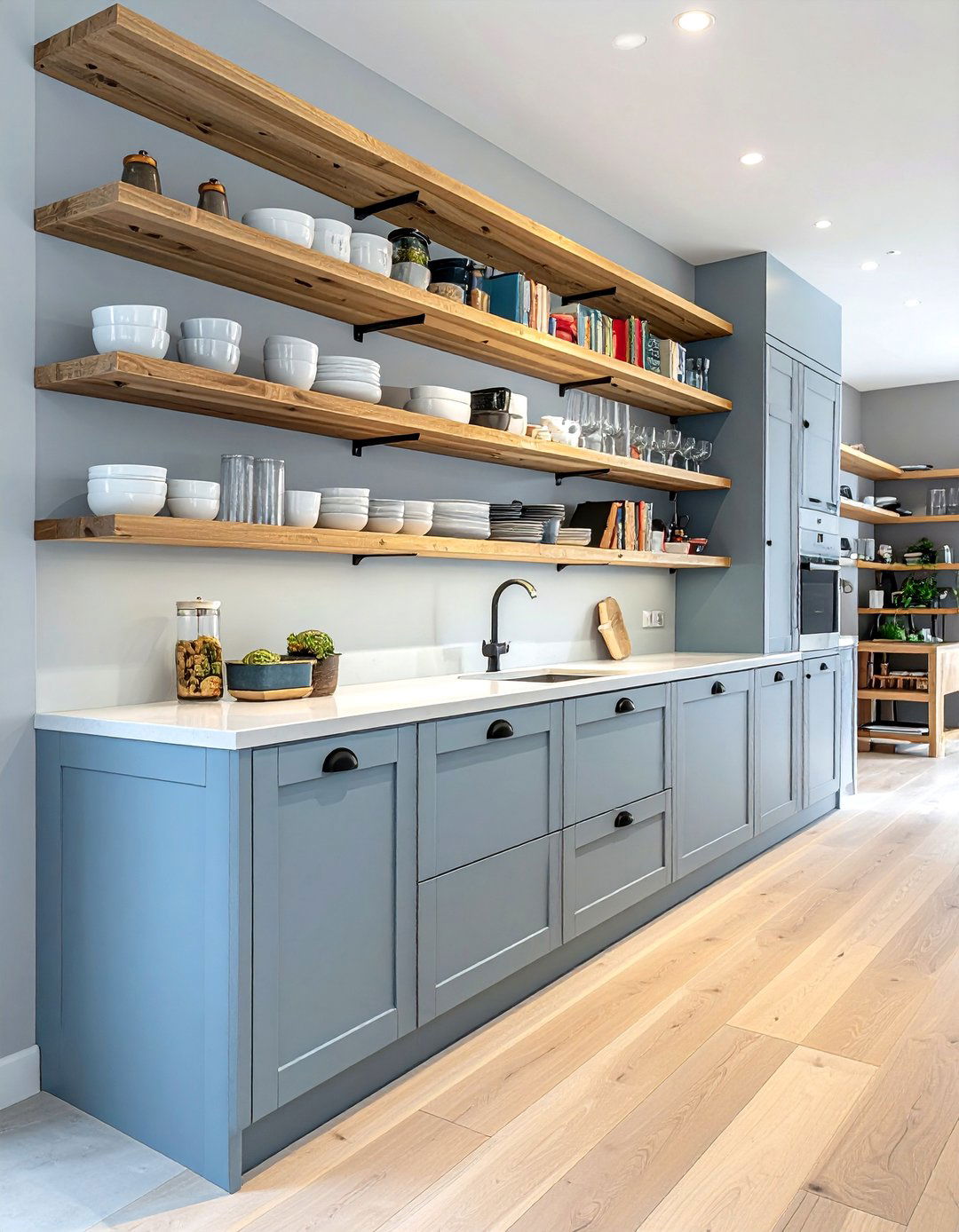 30 Kitchen Open Shelving Ideas for a Modern and Airy Look