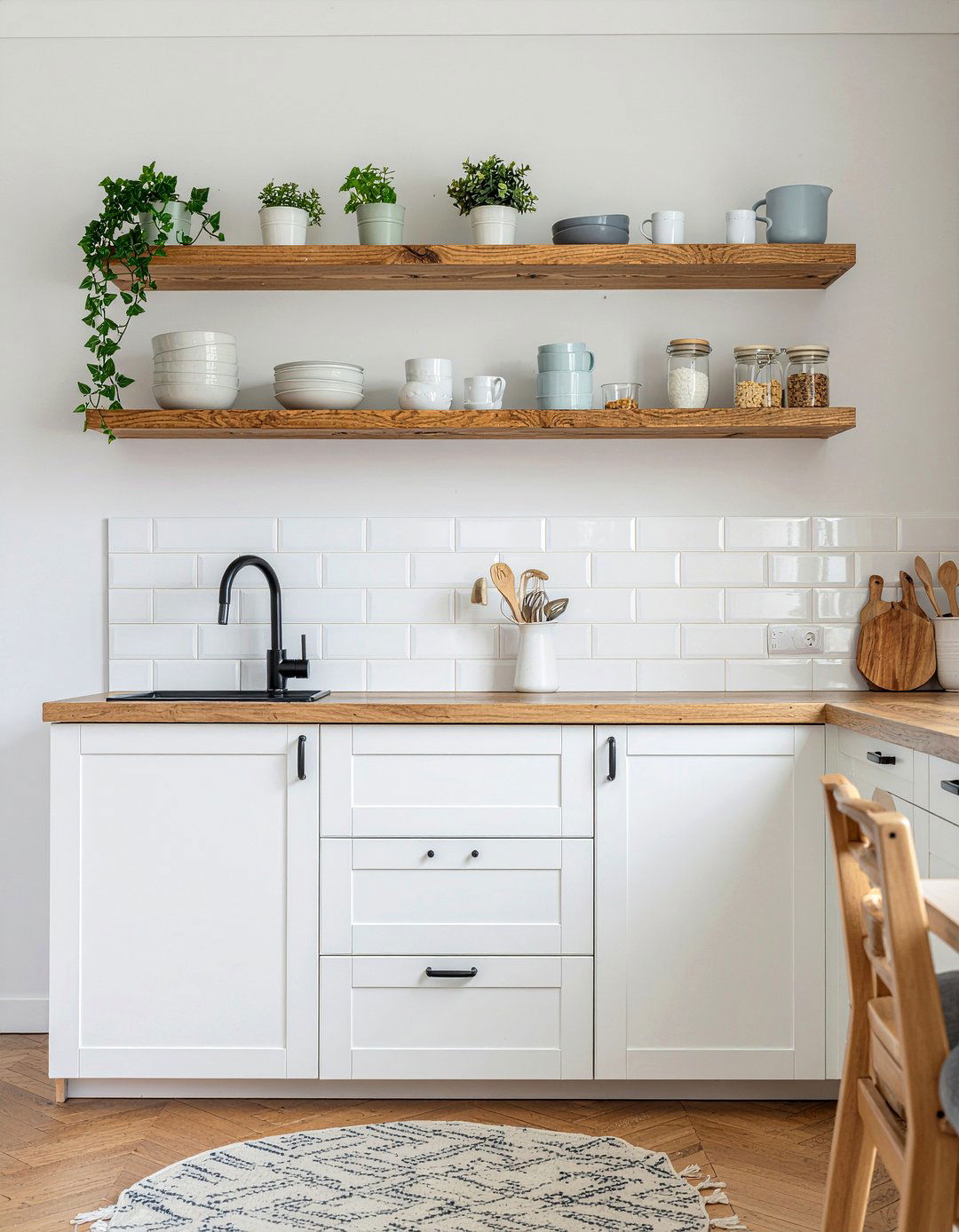 Open Shelving Kitchen - 30 kitchen cabinet ideas