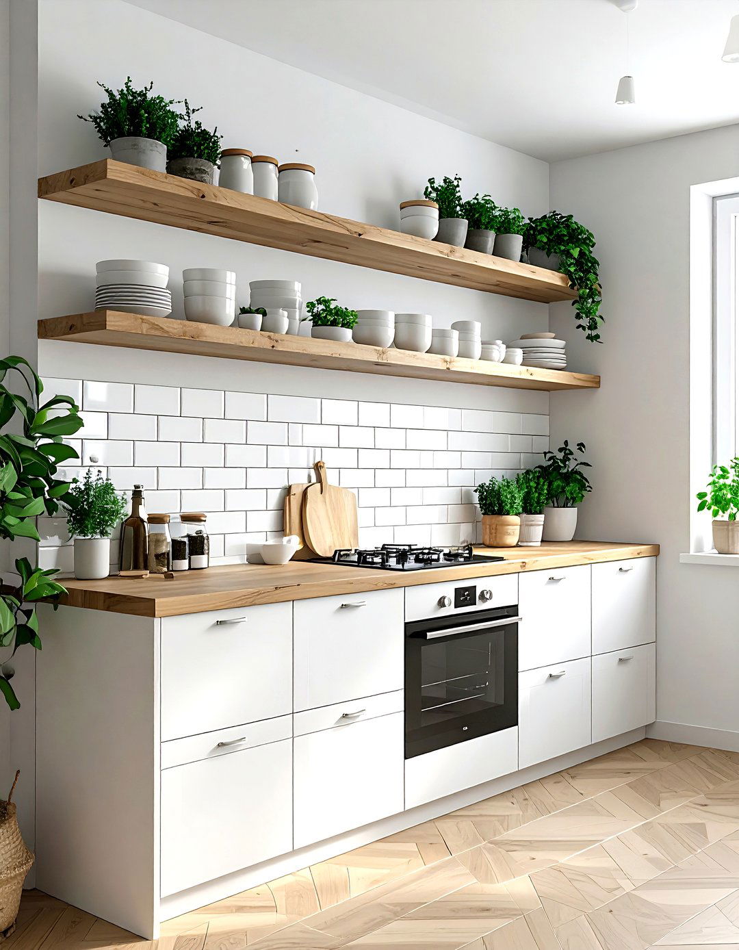 Open Shelving Kitchen - 30 kitchen redesign ideas