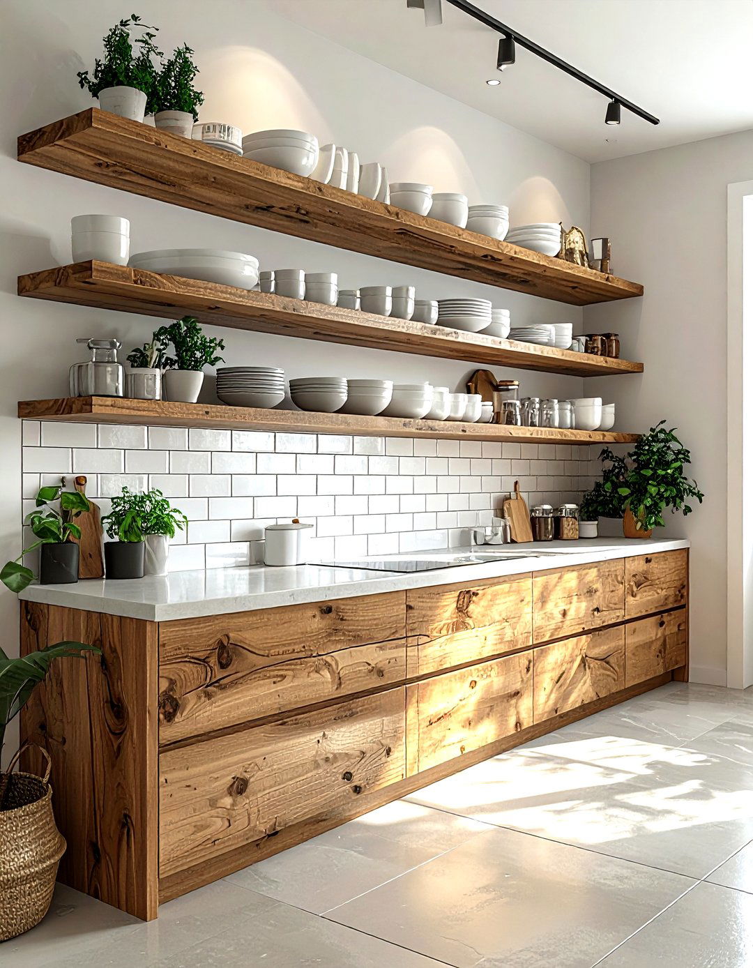 Open Shelving Kitchen - 30 kitchen refresh ideas