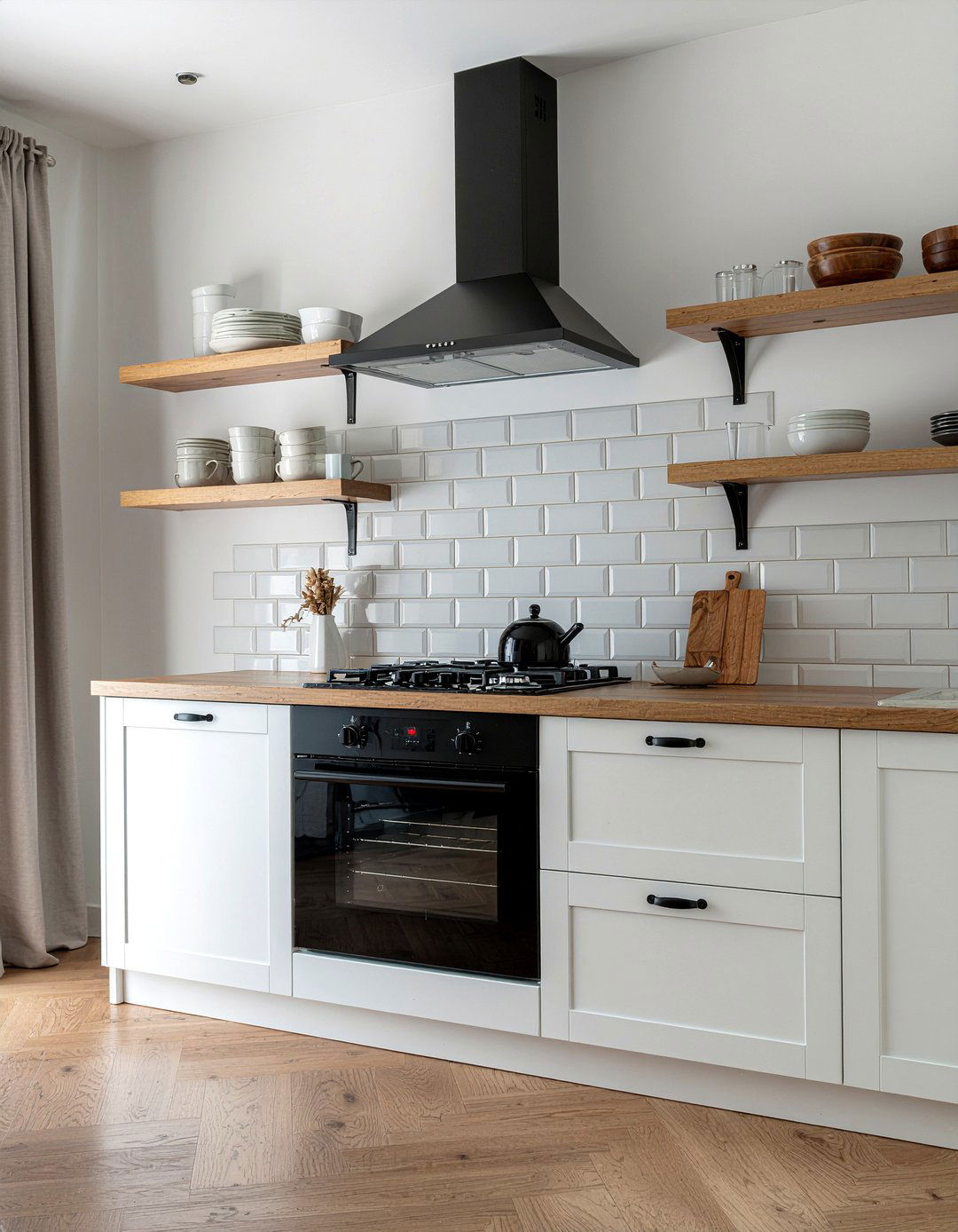 Open Shelving Kitchen - 30 La Cornue range kitchen ideas