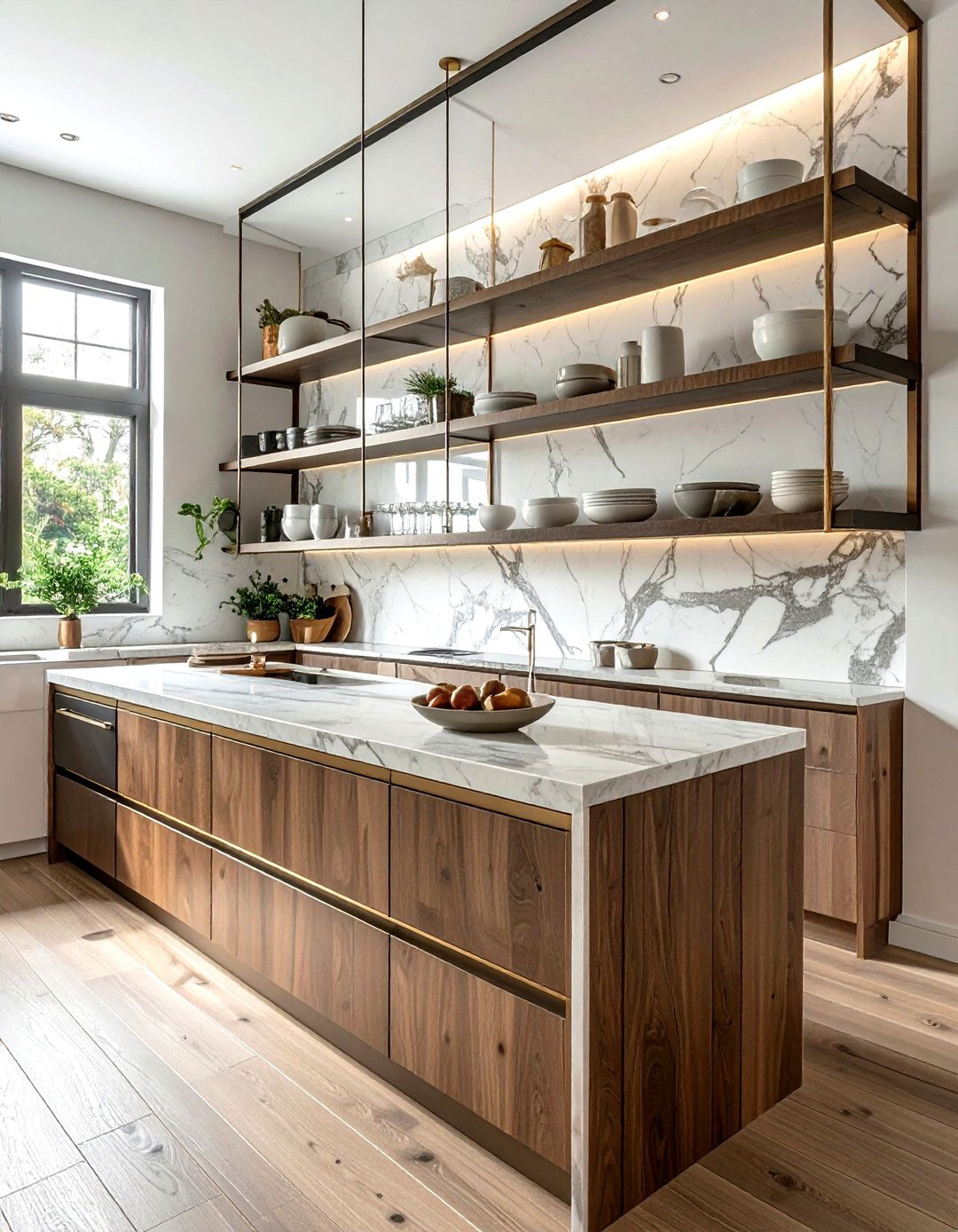 Open Shelving Kitchen - 30 luxury kitchen ideas