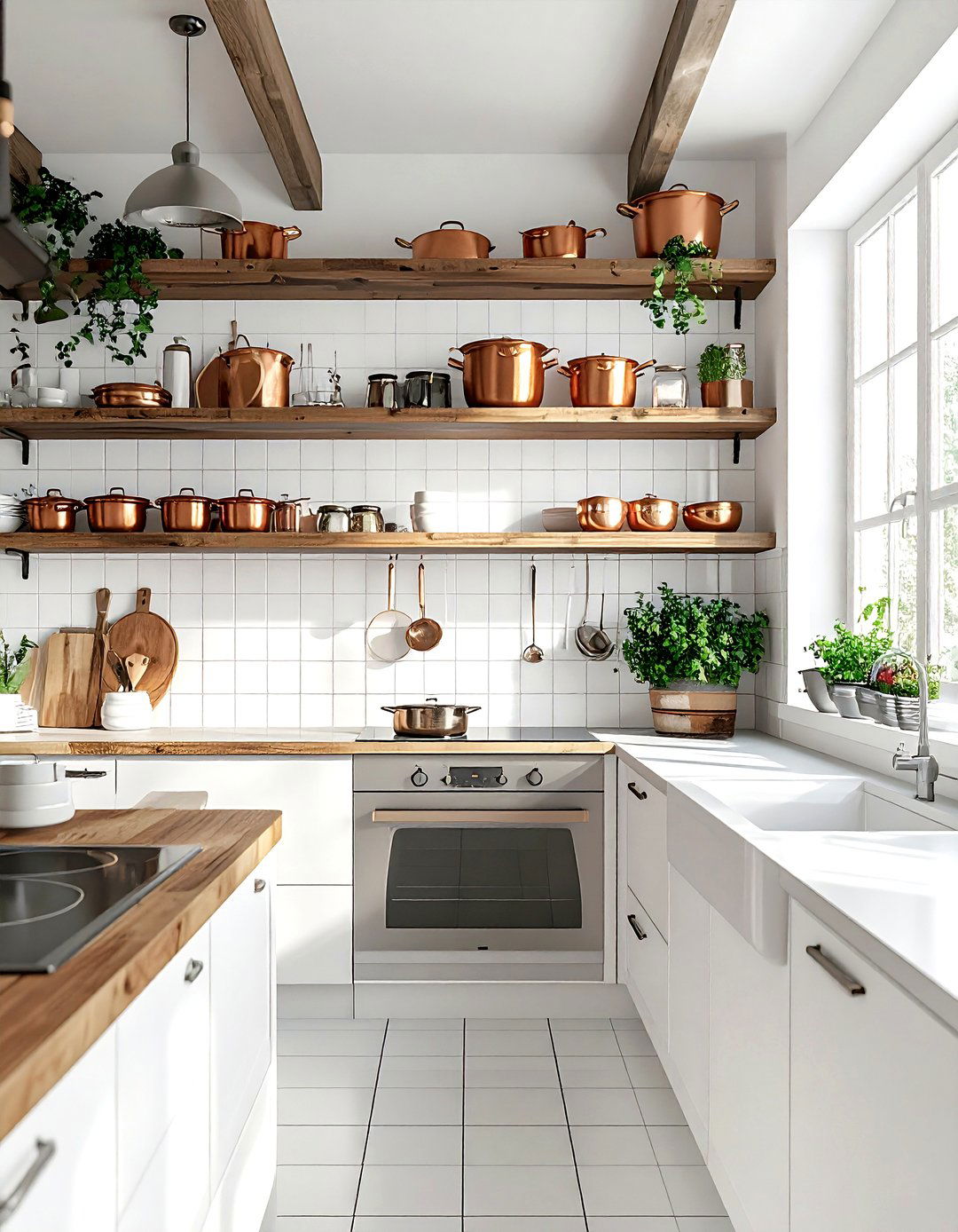 Open Shelving Kitchen Pot Filler - 30 pot filler kitchen ideas