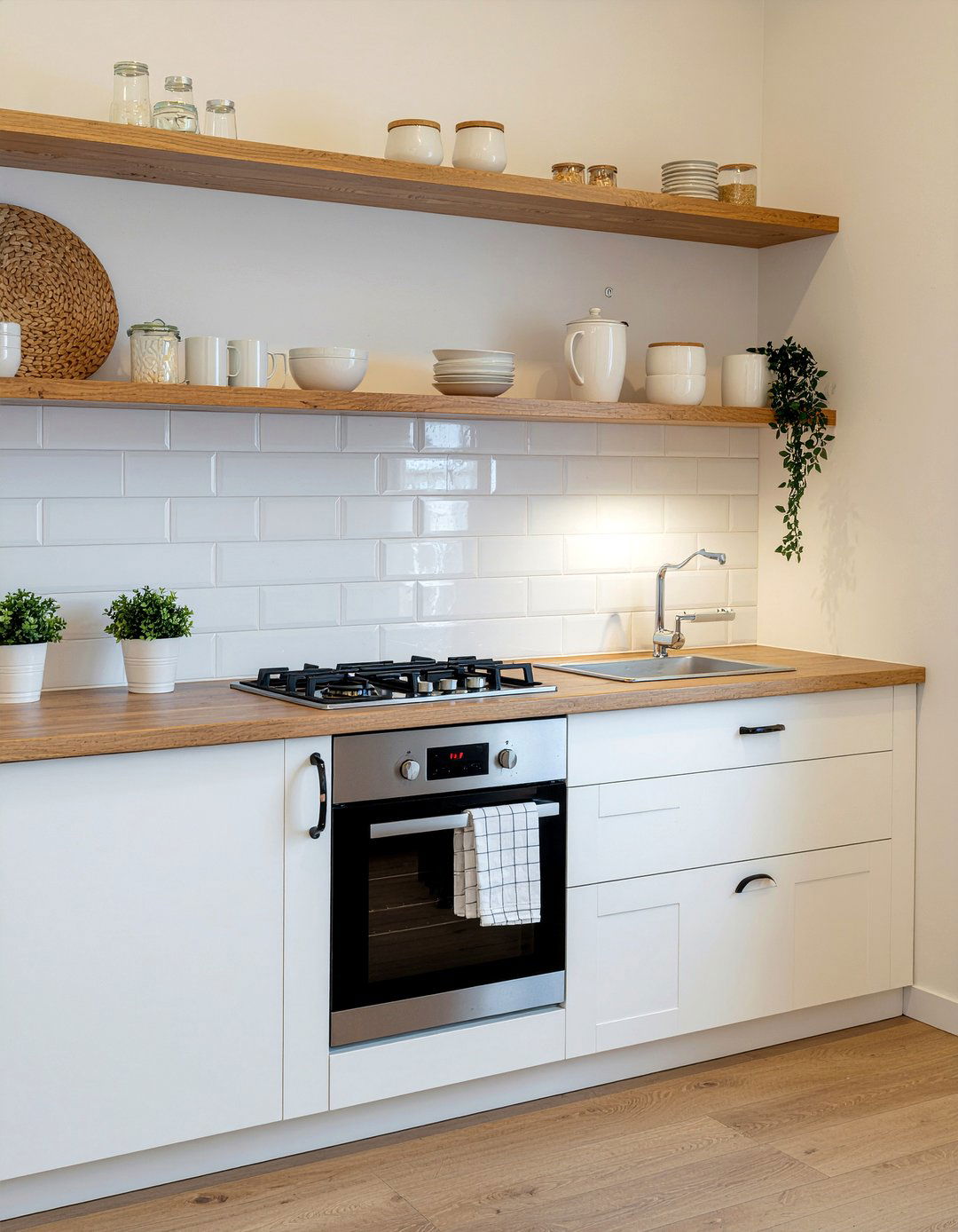 Open Shelving Kitchen Storage - 30 show home kitchen ideas