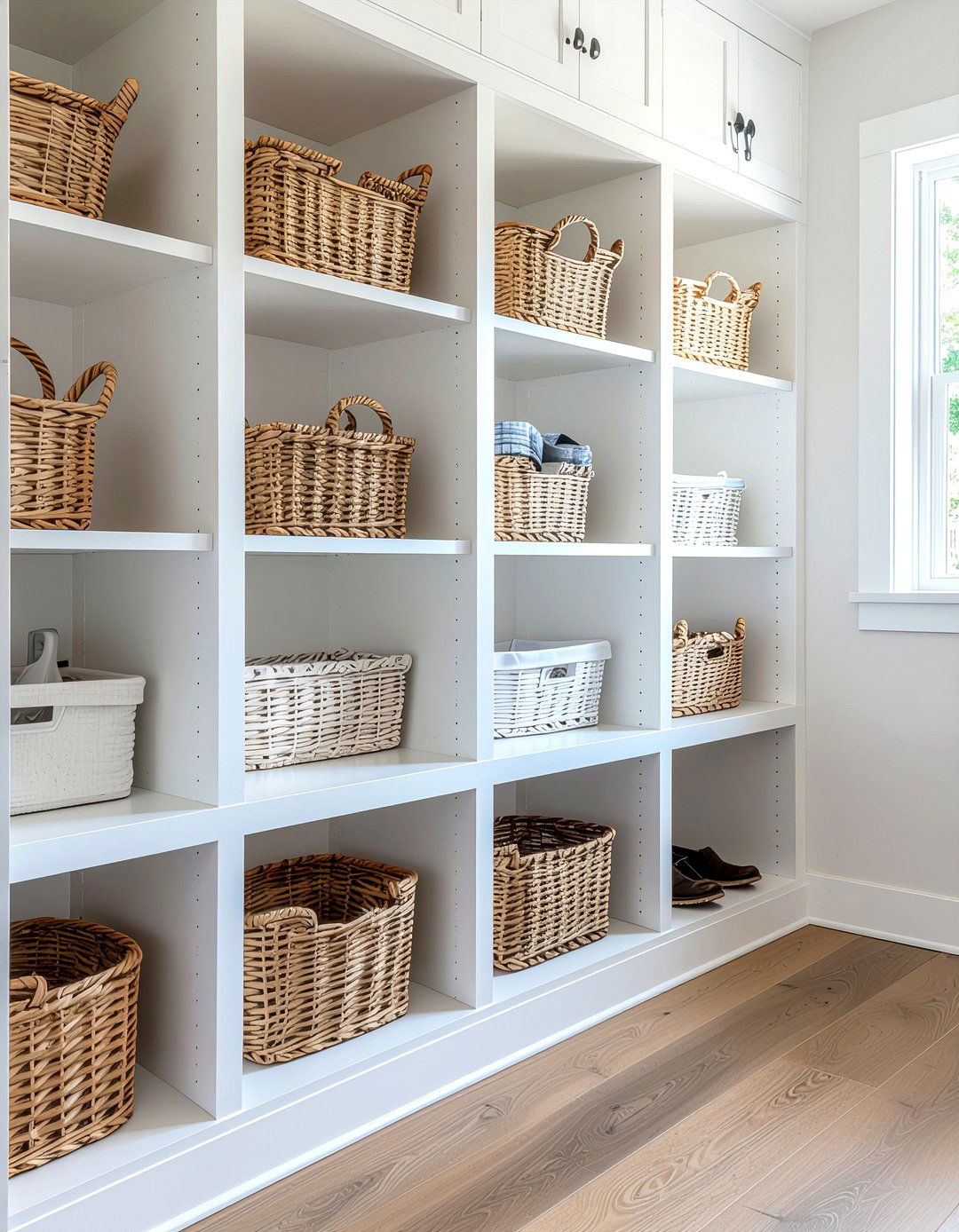 Open Shelving Mudroom - 30 entryway storage ideas