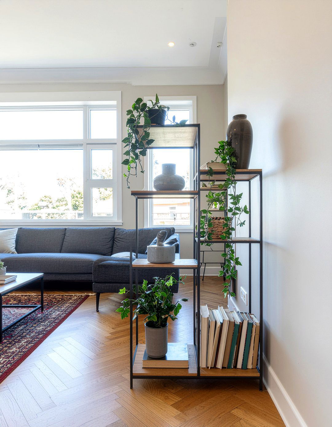 Open Shelving Room Divider - 30 living room bookshelf dividers