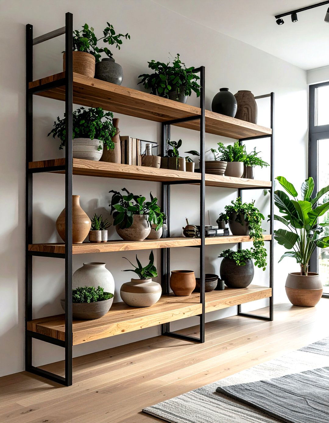 Open Shelving Unit - 30 living room modern furniture ideas