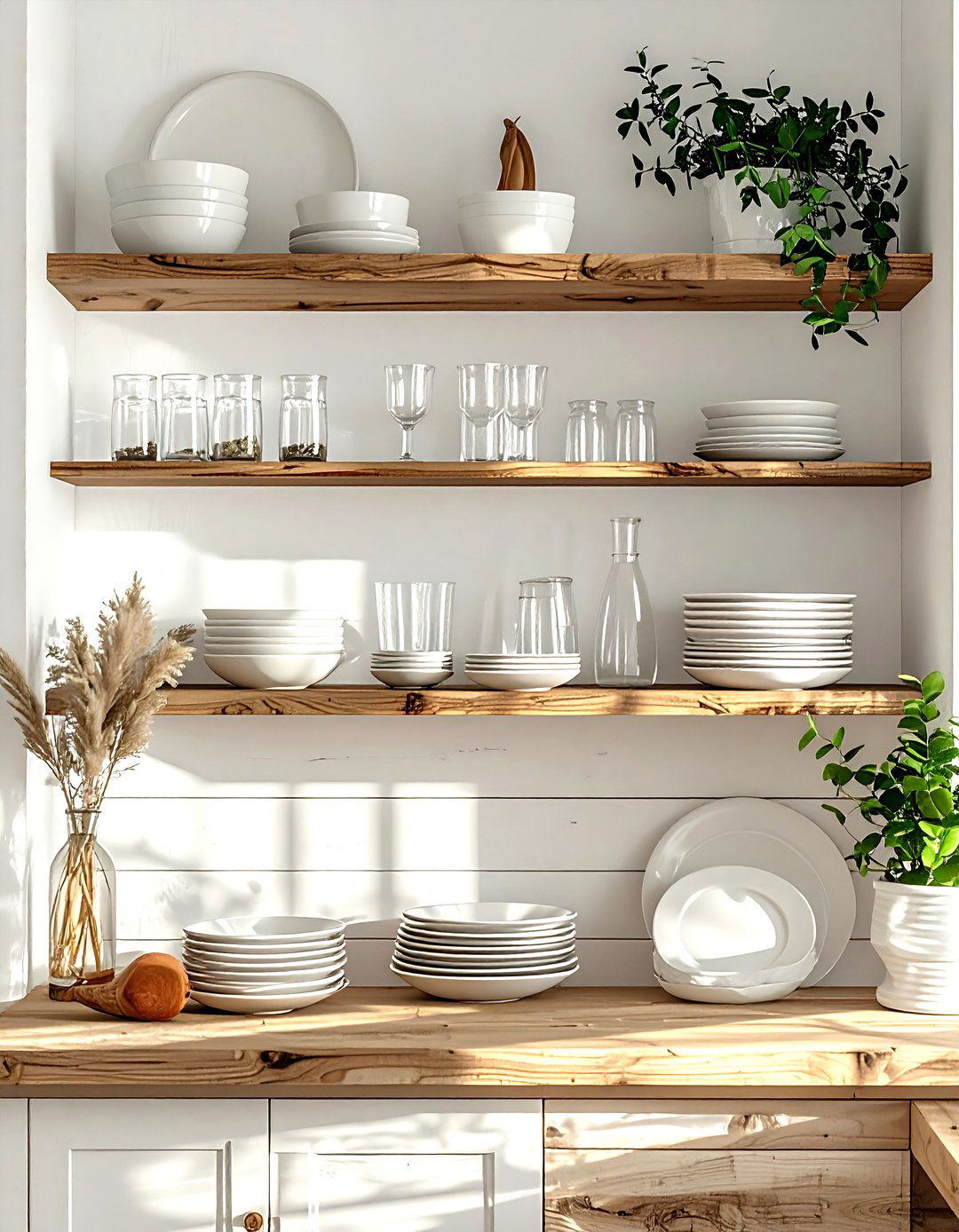 Open Shelving Unit - 30 functional kitchen ideas
