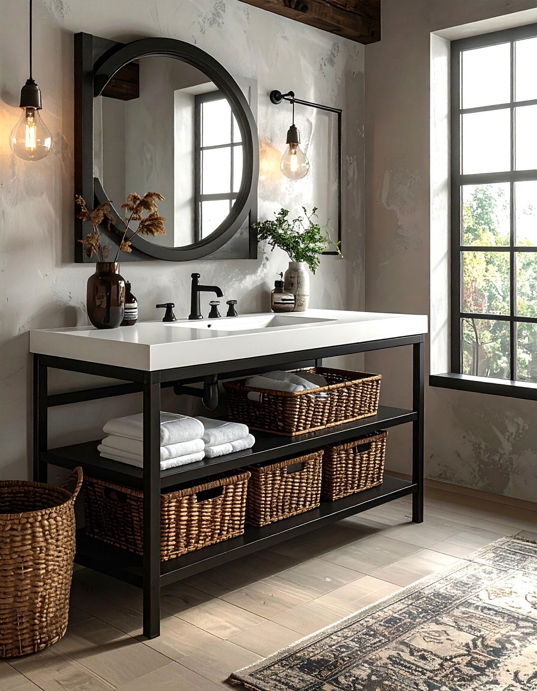 Open Vanity - 30 bathroom furniture settings