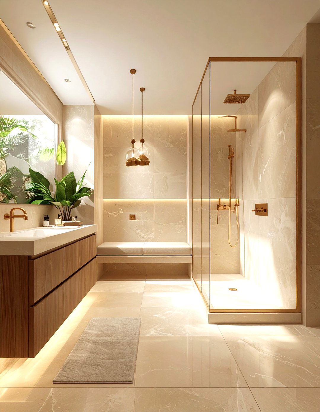 Open Walk In Shower - 30 Moroccan bathroom ideas