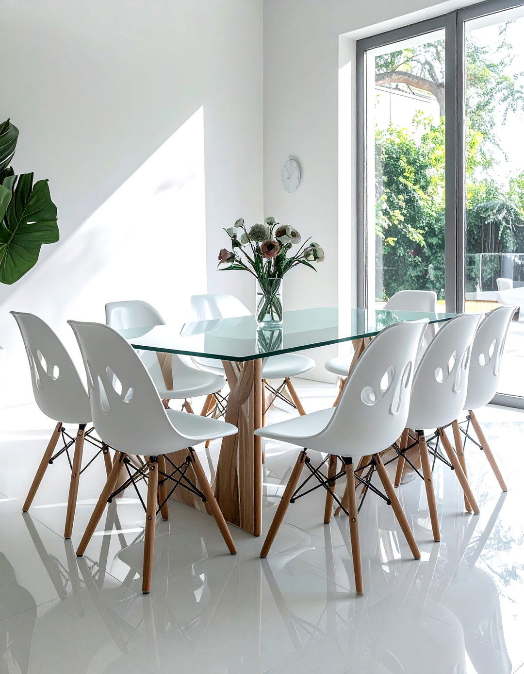 Open back dining chair - 30 armless dining chair ideas