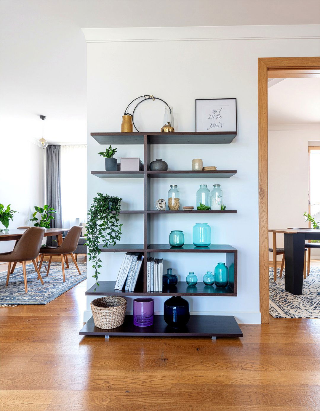 Open back room divider bookshelf - 30 living room bookshelf ideas