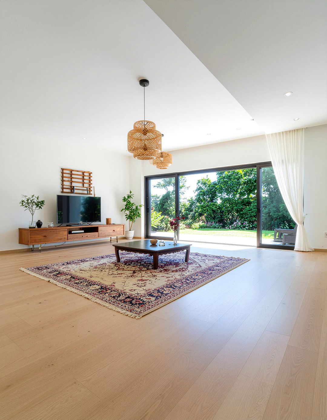 Open concept Asian living room - 30 Chinese living room ideas