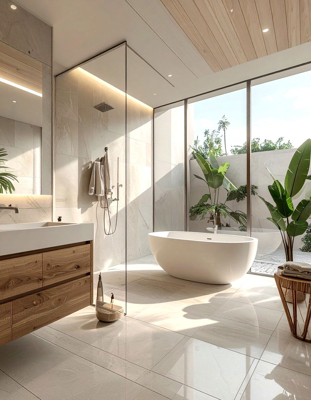 Open concept bathroom - 30 zen bathroom ideas