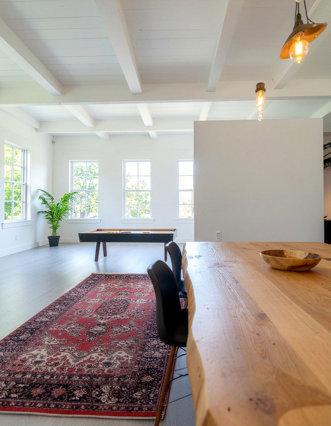 Open concept dining game area - 30 dining room game room combo ideas