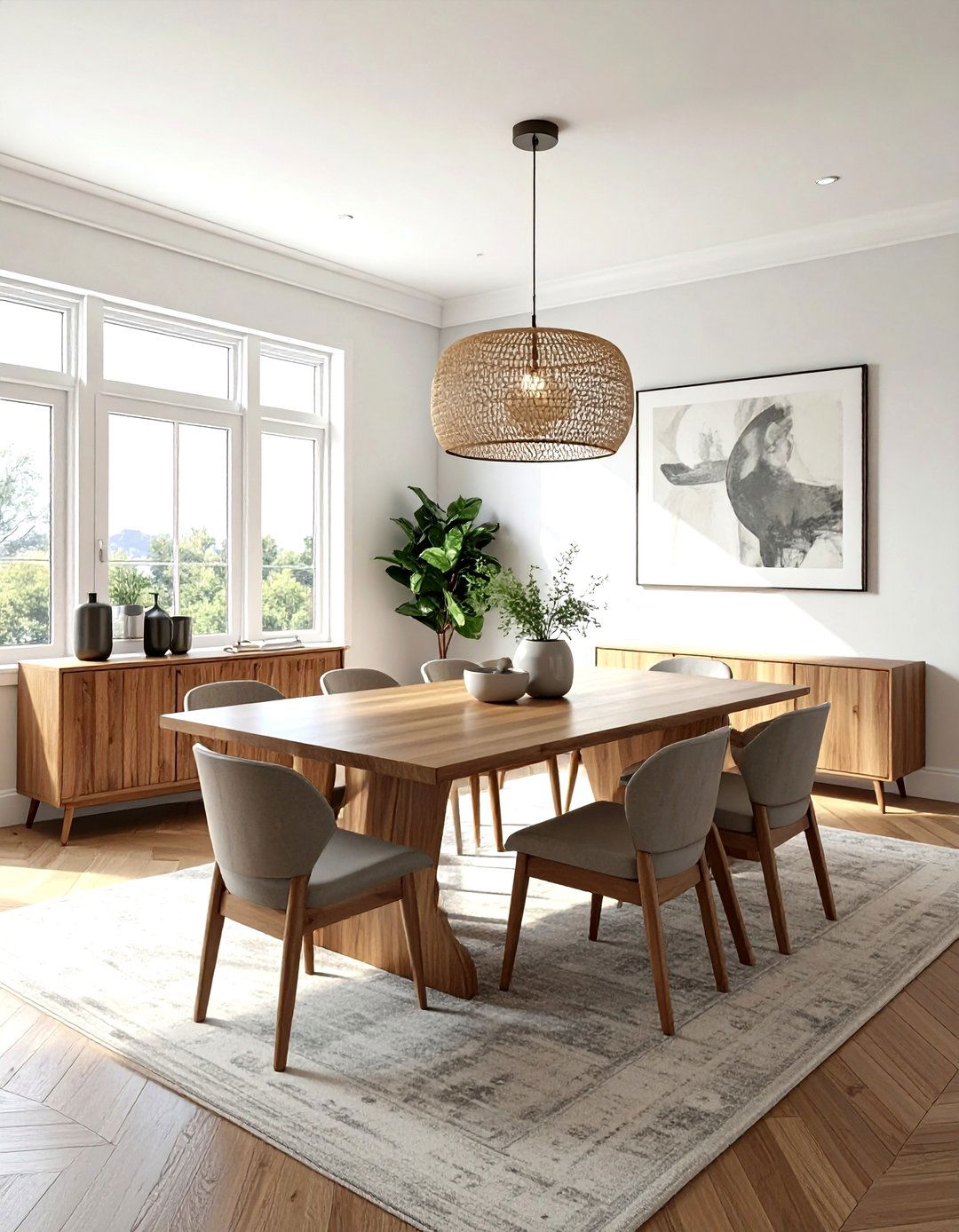 Open concept dining room - 30 dining room decorating tips