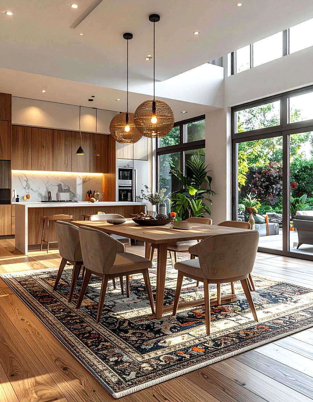 Open concept dining room - 30 memorable dining room ideas