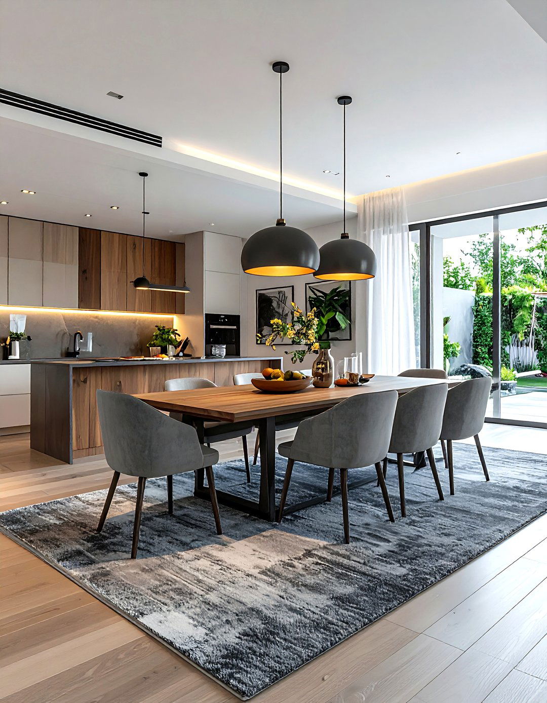 Open concept dining room - 30 Park Avenue dining room ideas