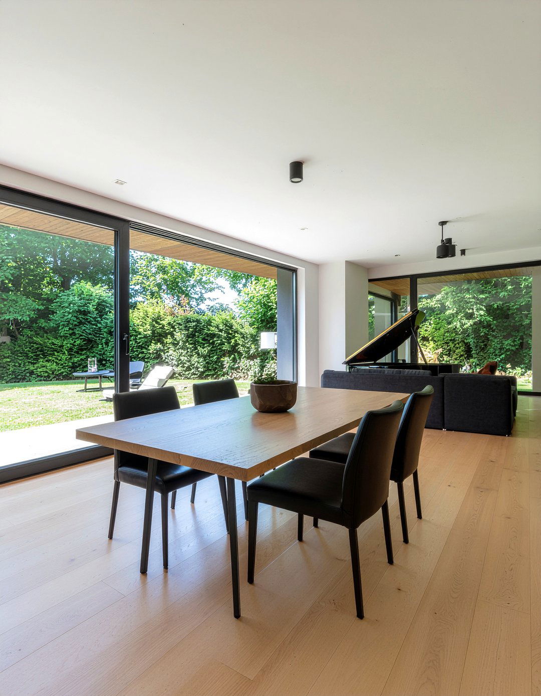 Open concept dining room music room - 30 dining room music room combo ideas