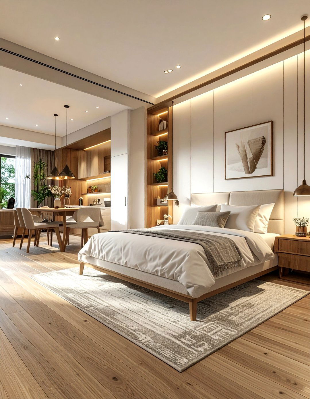 Open concept guest suite - 30 open concept bedroom ideas