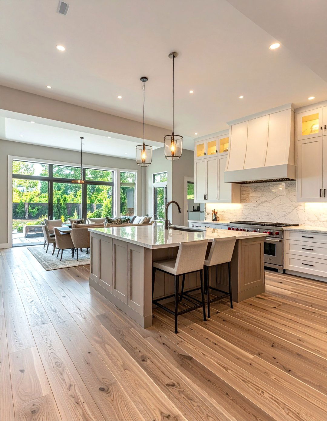 Open concept kitchen - 30 new construction kitchen ideas