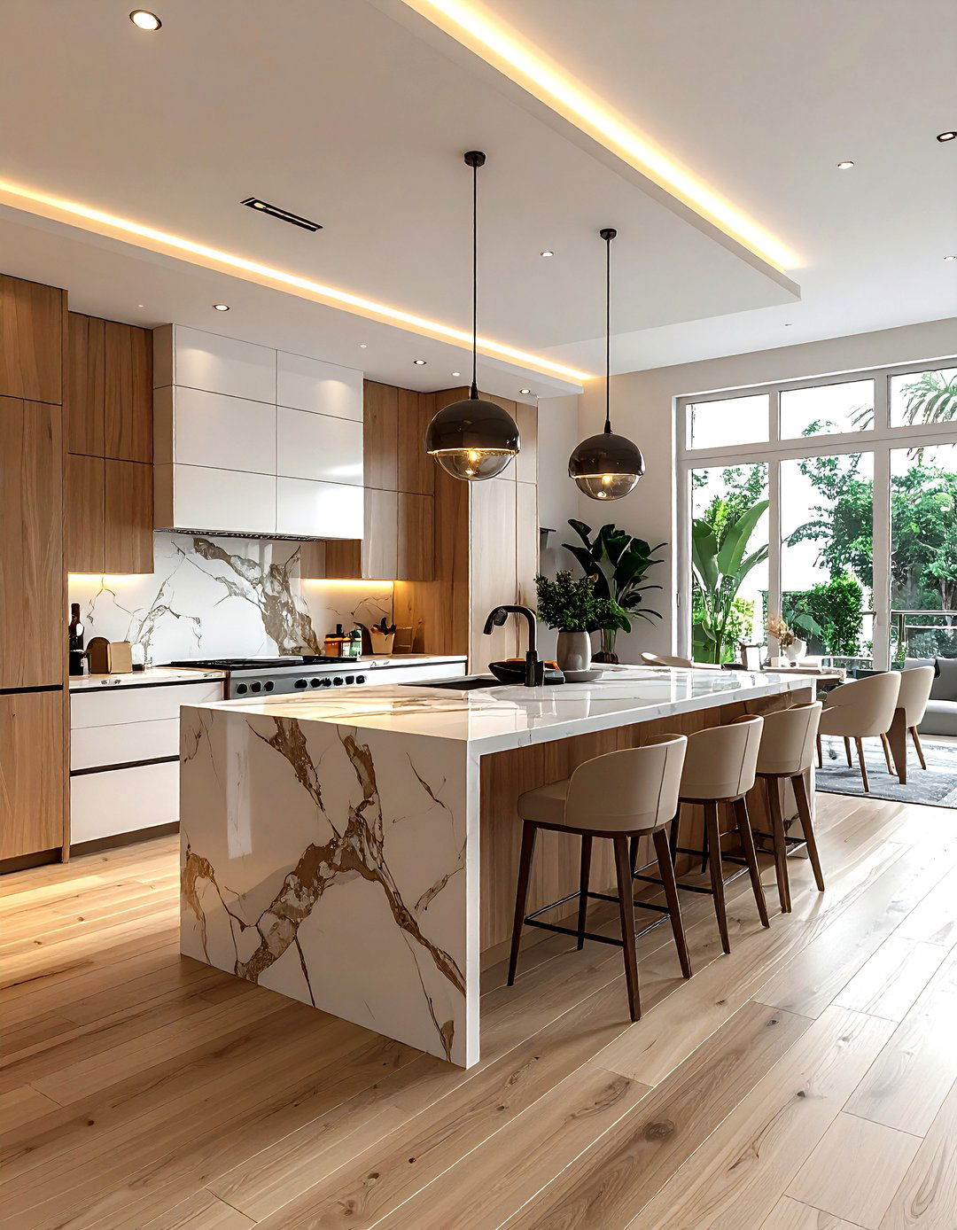 Open concept kitchen - 30 uncomplicated kitchen ideas