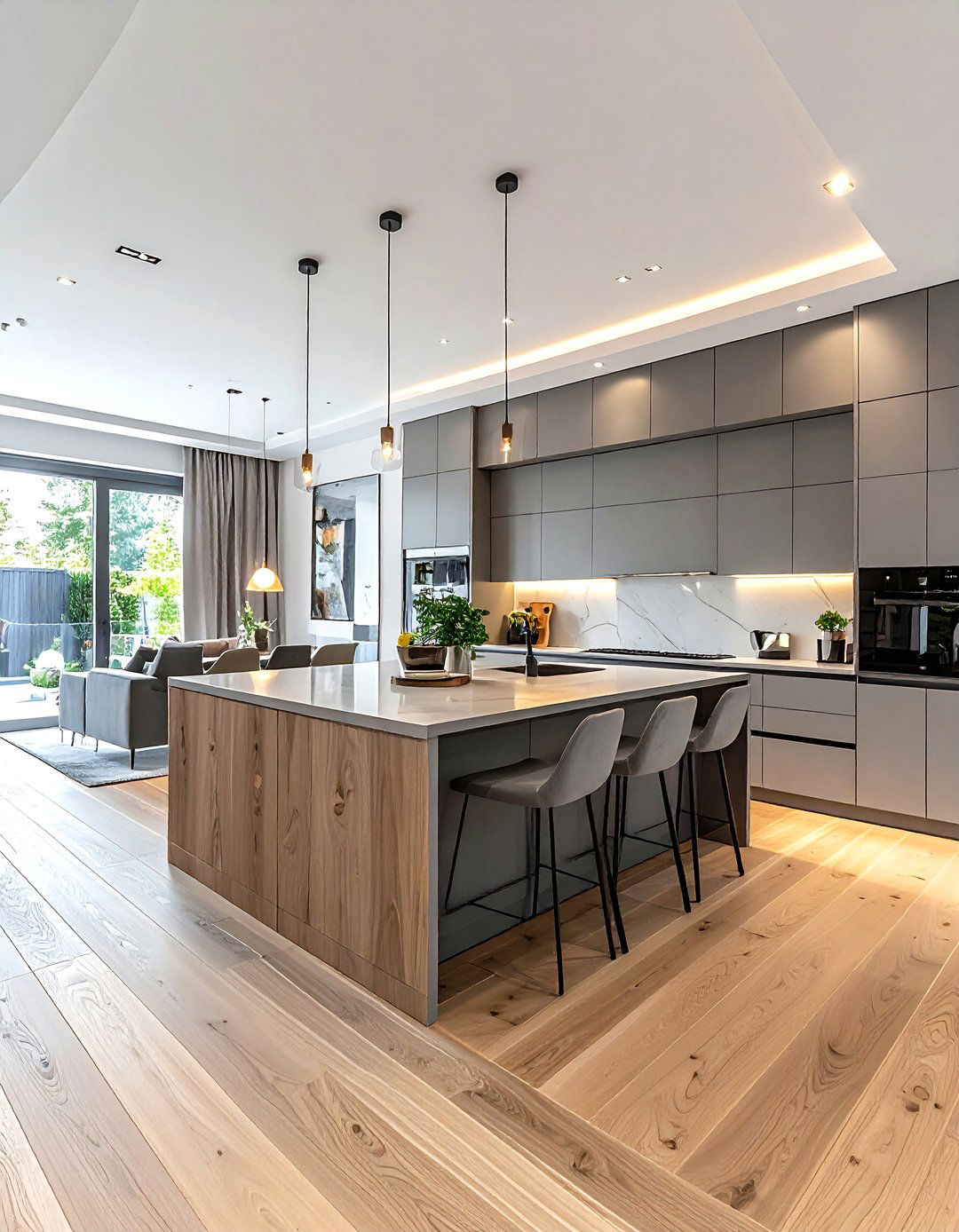 Open concept kitchen - 30 condo kitchen ideas