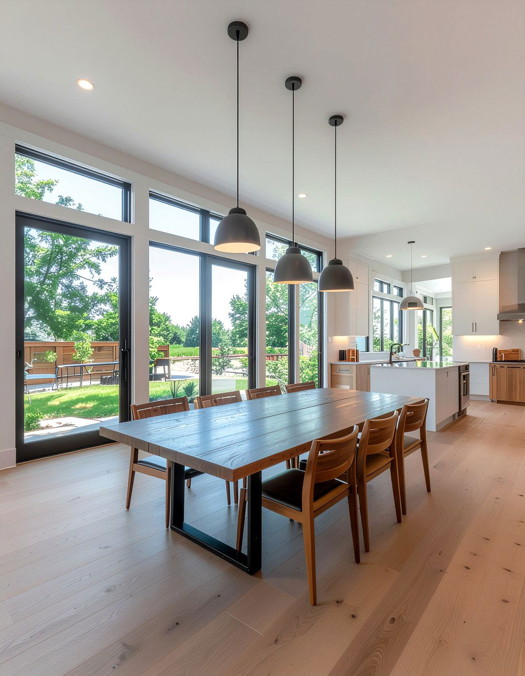 Open concept layout - 30 dining room natural light ideas
