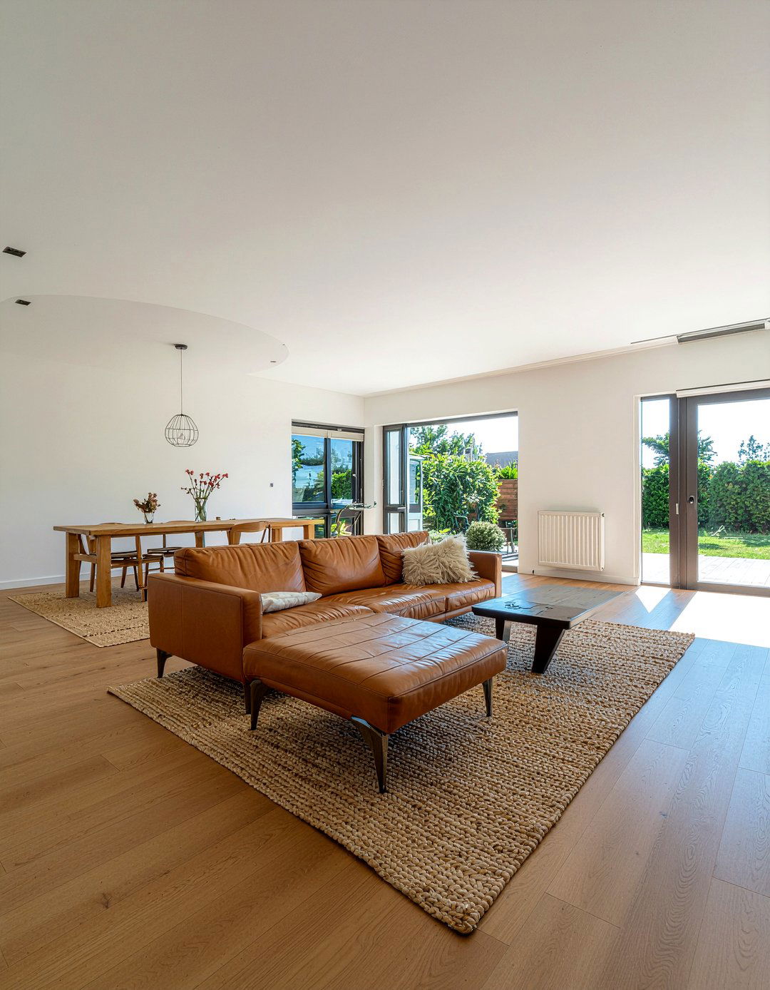 Open concept living and dining - 30 living room furniture arrangement ideas