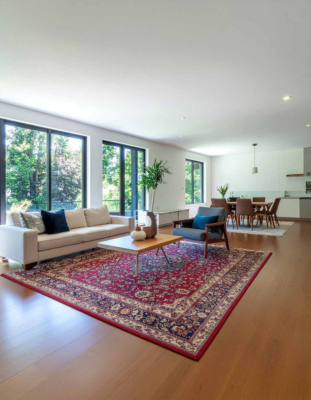 Open concept living room - 30 cozy living room ideas