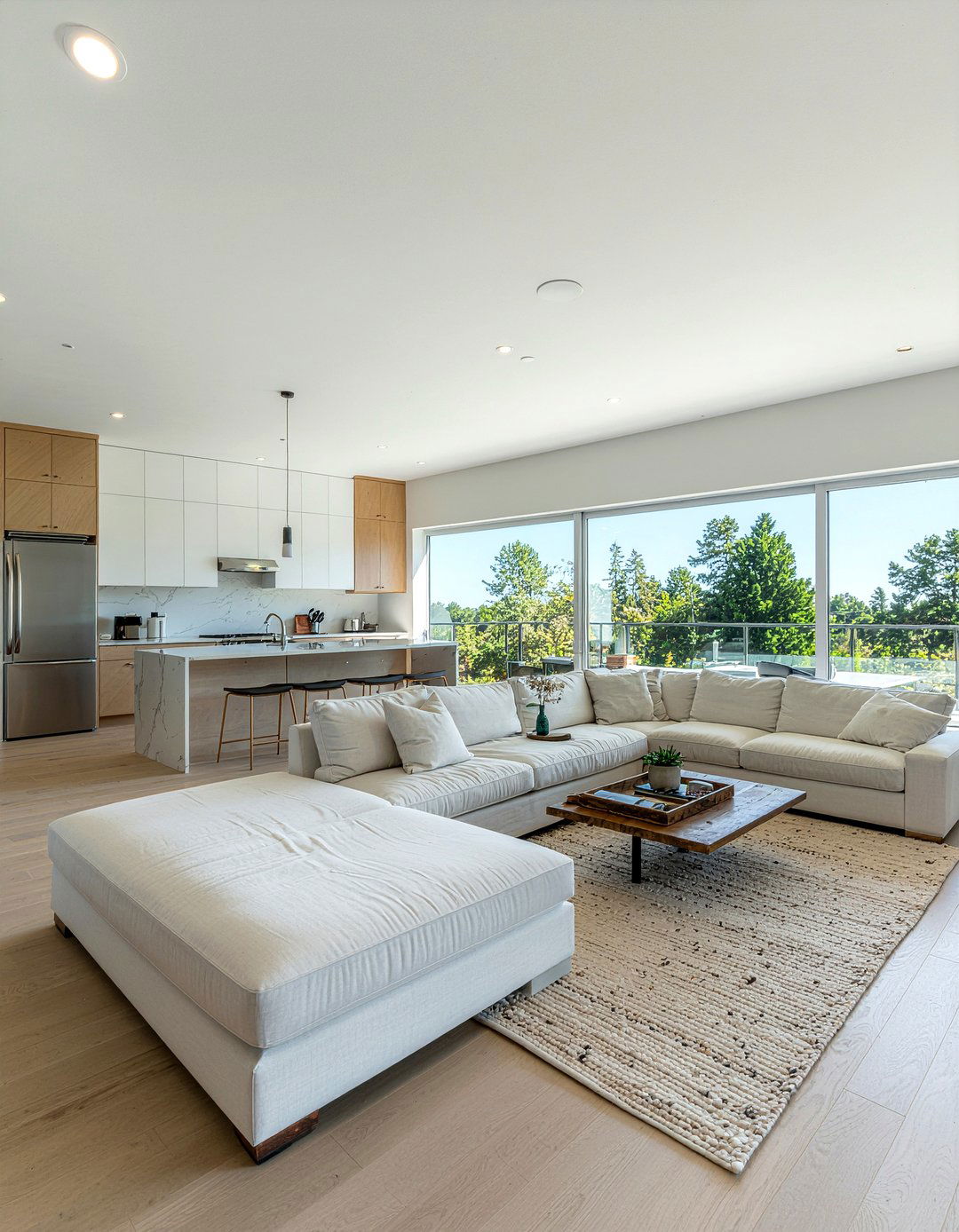 Open concept living room - 30 living room remodel ideas