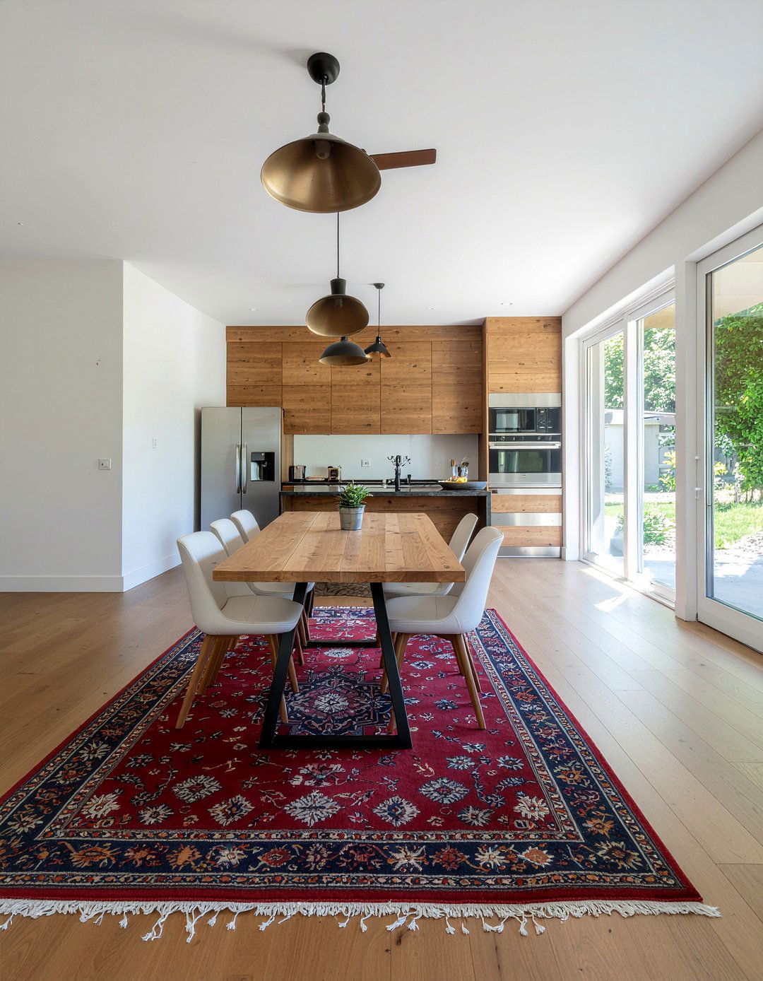 Open concept rustic dining - 30 rustic dining room ideas