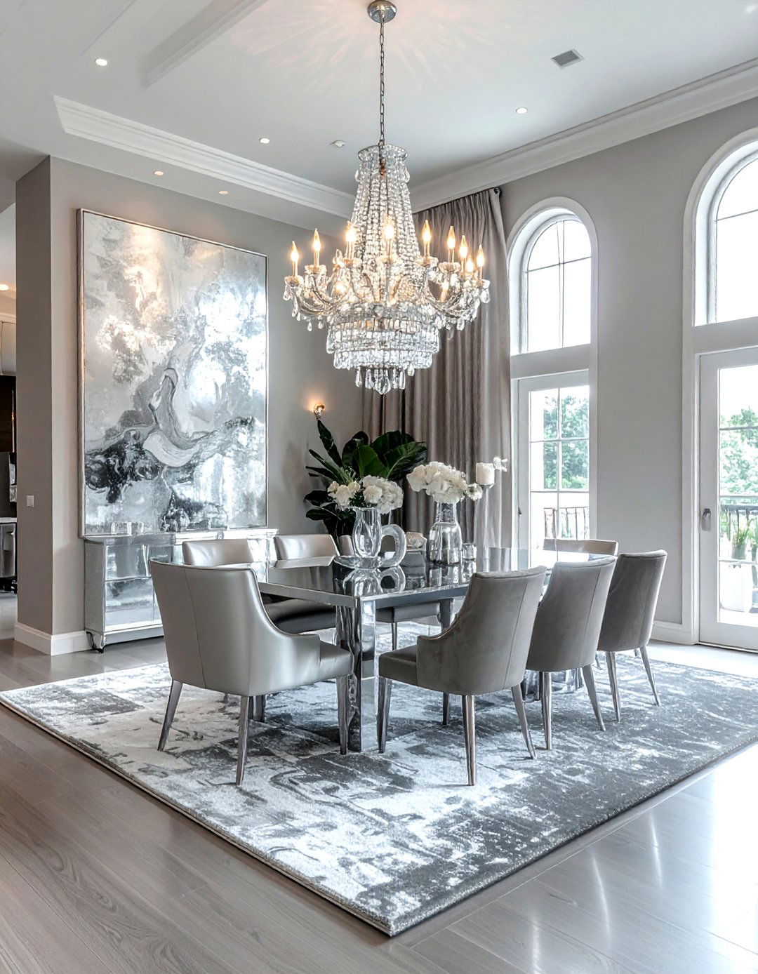 30 Silver Accent Dining Room Ideas for Sophisticated Hosting