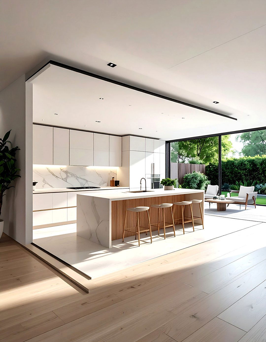 Open concept wall cutout - 30 pass-through dining room ideas