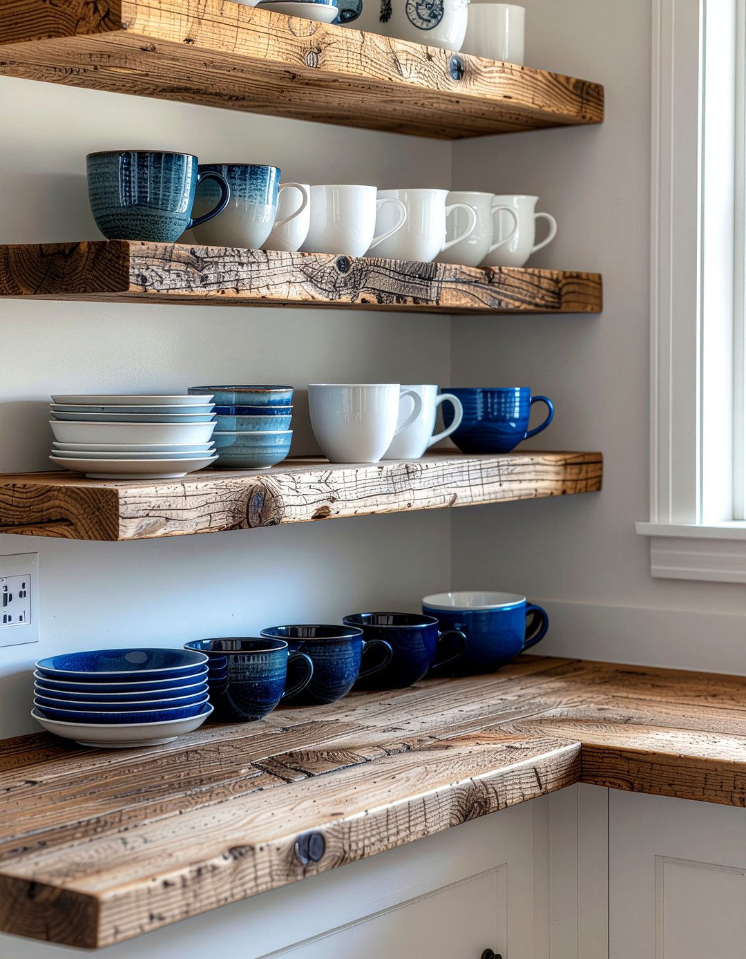 Open corner shelving - 30 blind corner cabinet kitchen ideas